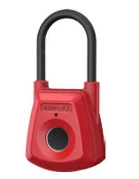 [SX01B] SX01B 4.5/38mm Smart Fingerprint Padlock Nylon Shackle