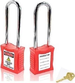 [211] 211 6.3mm/38mm Automatic Rebound Copper Body &amp; Steel Shackle LOTO Padlocks