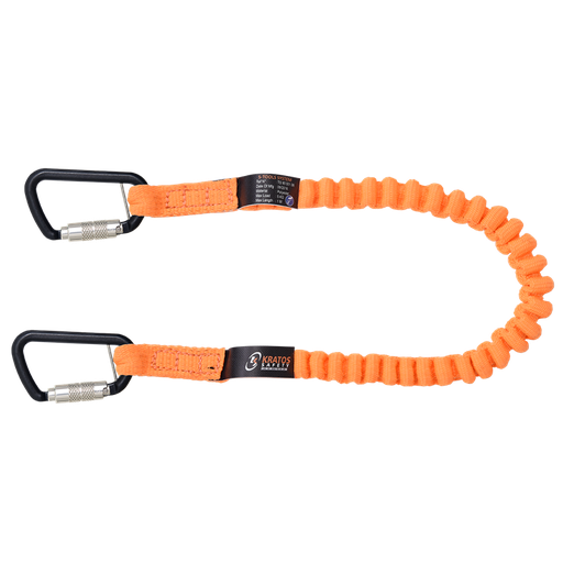 [TS9000106] TS9000106 Stretch lanyard with integrated karabiners for connecting tools