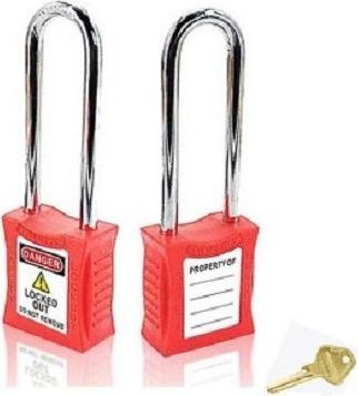 [211L] 211L 6.3mm/76mm Automatic Rebound Copper Body &amp; Steel Shackle LOTO Padlocks