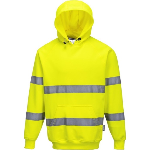 [B304] B304 Hi-Vis Hooded Sweatshirt