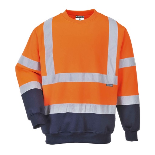 [B306] B306 Two Tone Hi-Vis Sweatshirt