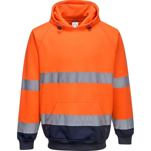 [B316] B316 Two-Tone Hooded Sweatshirt