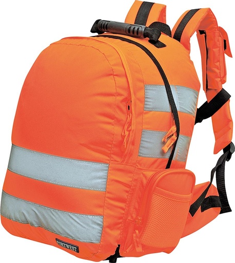 [B904ORR] B904 Quick Release Hi-Vis Rucksack (25L)