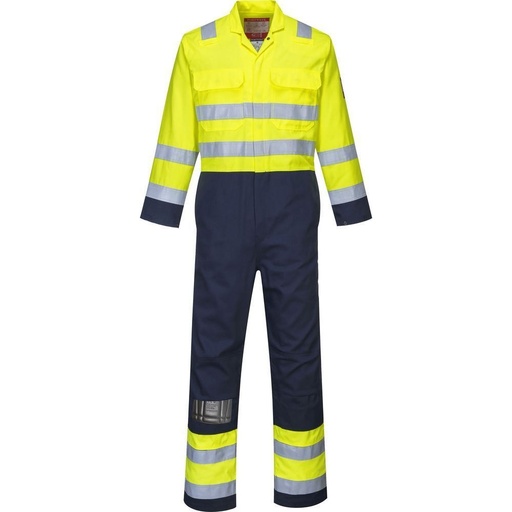 [BIZ7] BIZ7 Hi-Vis Anti-Static Bizflame Pro Coverall
