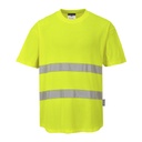 C394 Hi-Vis Cotton Comfort Mesh Insert T-Shirt S/S