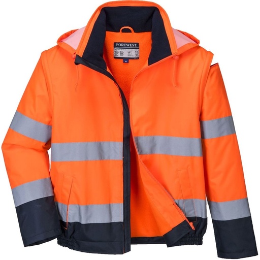 [C464] C464 Essential 2-in-1 Hi-Vis Jacket