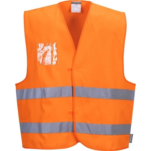 [C475] C475 Hi-Vis Vest With ID Holder