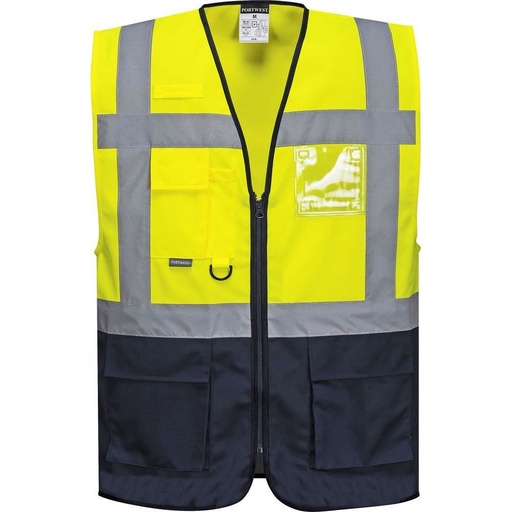 [C476] C476 Warsaw Hi-Vis Contrast Executive Vest