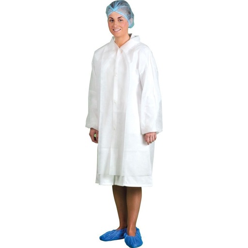 [D118] D118 Disposable Visitors Coat PP