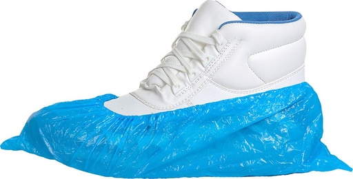 [D340BLU] D340 Disposable PE Overshoes