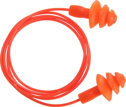[EP04ORR] EP04 Reusable Corded TPE Ear Plug