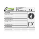 FA2090200 Identification plate for the 5 KS systems + KS-Line