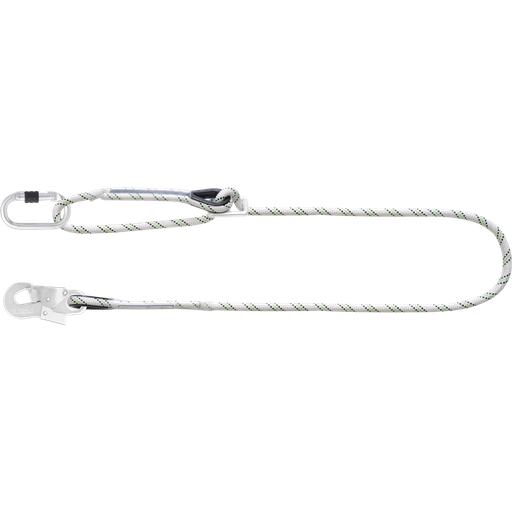 [FA4090220] FA4090220 Kernmantle work positioning lanyard with a ring adjuster