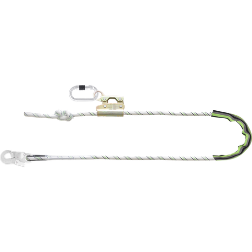[FA40903] FA40903 Kernmantle work positioning lanyard with a grip adjuster