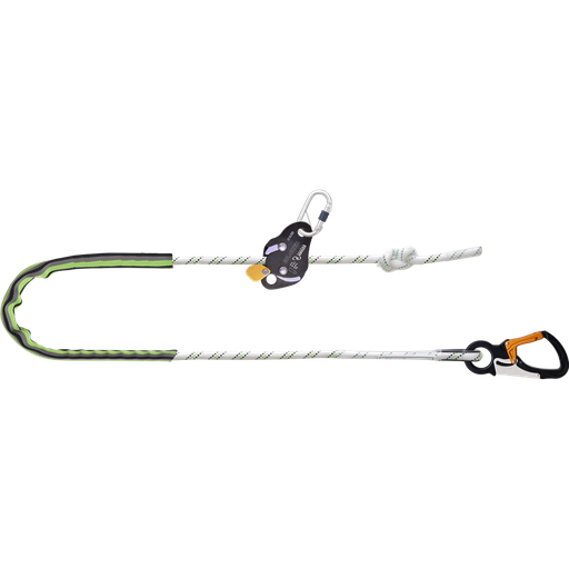 [FA40906] FA40906 Kernmantle Work positioning lanyard with a rope grab adjuster