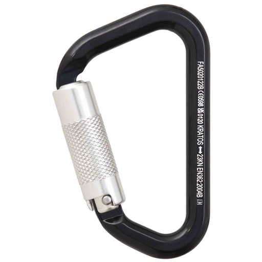 [FA5020122B] FA5020122B  Quarter Turn Lock Aluminium karabiner Keylock type