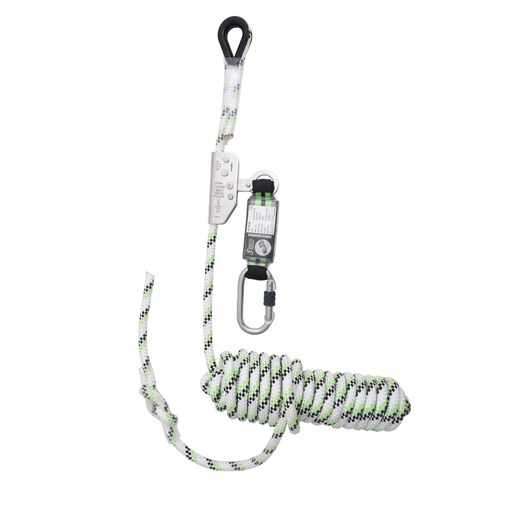 [FA20102] FA20102 NIRO Guided type fall arrester on kernmantle rope,12mm with energy absorber