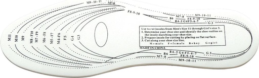 [FC87WHR] FC87 Memory Foam Insole