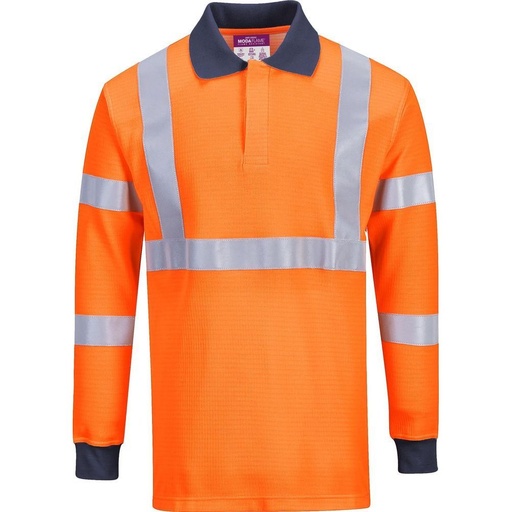 [FR76] FR76 Modaflame FR Anti-Static Hi-Vis RIS Polo Shirt