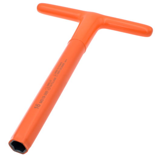 [MS19] MS19 1000V Insulated T-wrench, long version, 12-sided
