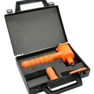 [MS59M] MS59M 1000V Insulated socket set 1/4&quot; - 3 tools with ratchet spanner