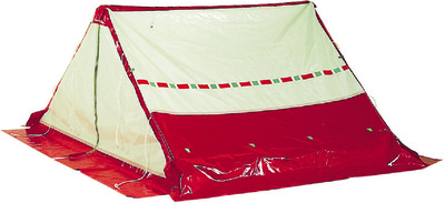 [T34] T34 Adjustable triangular tent L: 2.55 x W: from 0 to 2.40