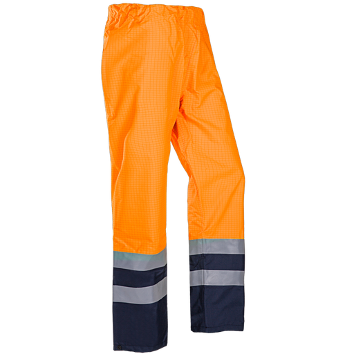 [5874N3EF5] Tielson Flame retardant, anti-static hi-vis rain trousers