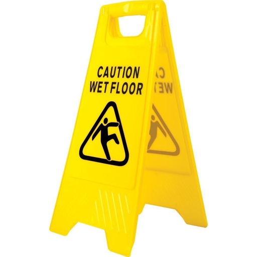 [HV20YER] HV20 Wet Floor Warning Sign