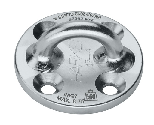 [IN627] IN627 57 mm Stainless Steel Round Standard Padeye-EN795
