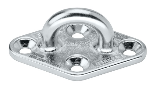 [IN689] IN689 98 mm από ανοξείδωτο ατσάλι Diamond Standard Padeye-EN795