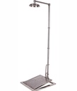 Emergency Shower, ISTEC Type ES, with Mini Panel, Foot Operated