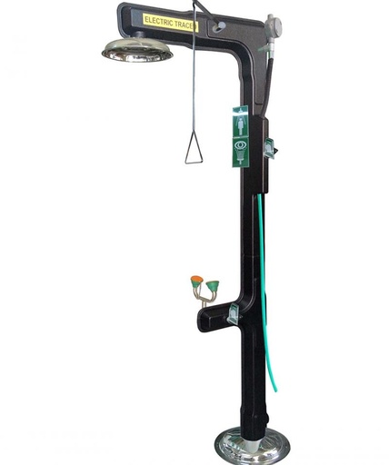 Freeze Proof Cable Heated &amp; Insulated Emergency Shower ISTEC Type ES-ICH