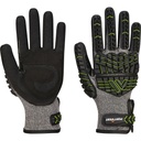A755 VHR15 Nitrile Foam Coated Cut & Impact Glove, Cut F