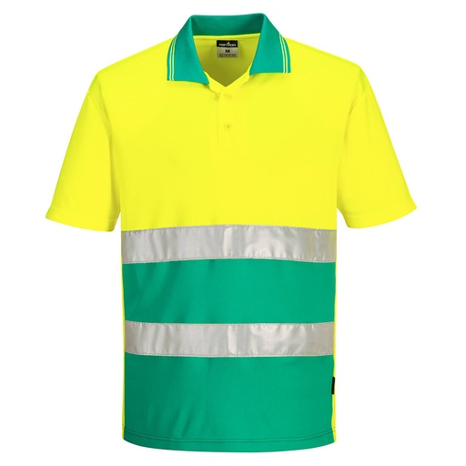 [S175] S175 Hi-Vis Lightweight Contrast Polo Shirt S/S