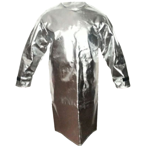[13075210] FYRAL® 850V Aluminized Viscose Open Back Coat