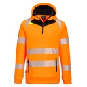 DX482 Φούτερ Hi-Vis 1/4 Zip DX4