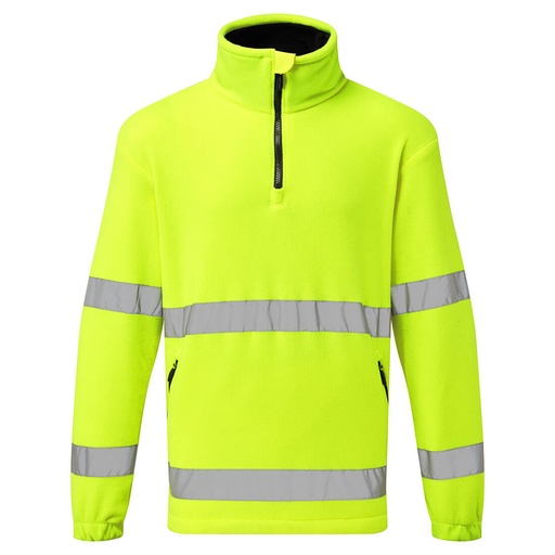 [F302] F302 Hi-Vis 1/2 Zip Fleece
