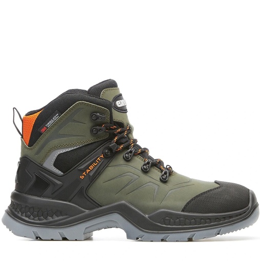 [A0206V104] EVEREST GREEN Waterproof Trekking Boots O2 CI WR SRC, Thinsulate Membrane