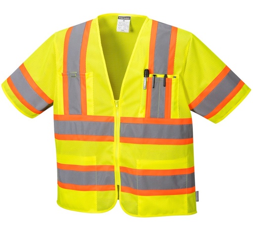 US383 Augusta Sleeved Hi-Vis Γιλέκο
