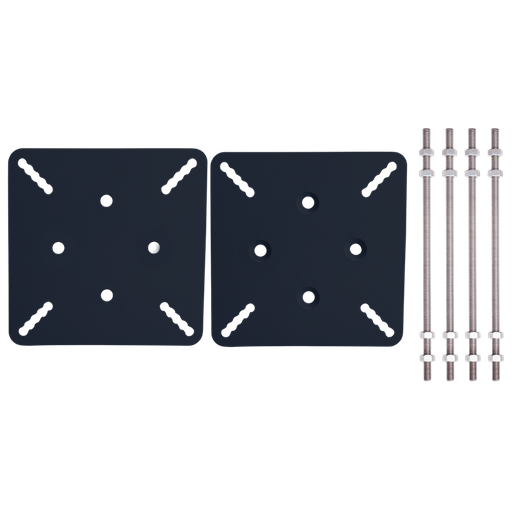 [FA6020700] FA6020700 Anchor plate for clamping with counter plate for horizontal wire rope lifeline KS-Line (KS 4000)