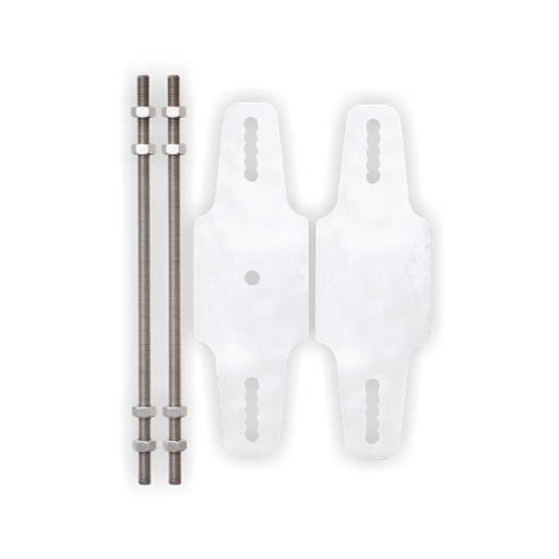 [FA6021300] FA6021300 Anchor plate for clamping on metal beam, for horizontal wire rope lifeline KS 4000