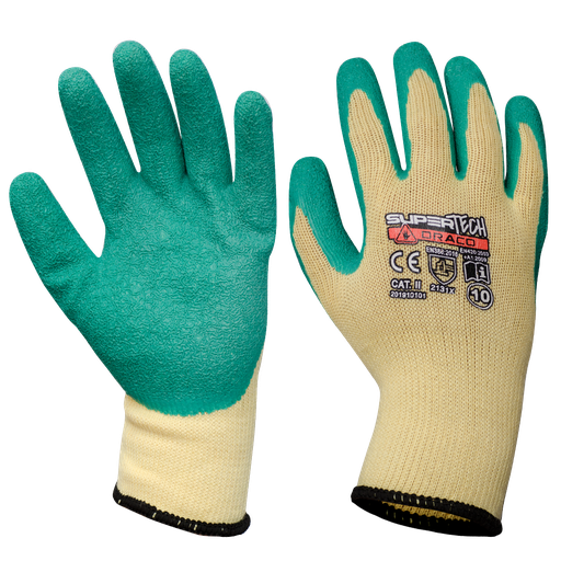[StDraco] SUPER TECH DRACO Latex Coated Safety work gloves
