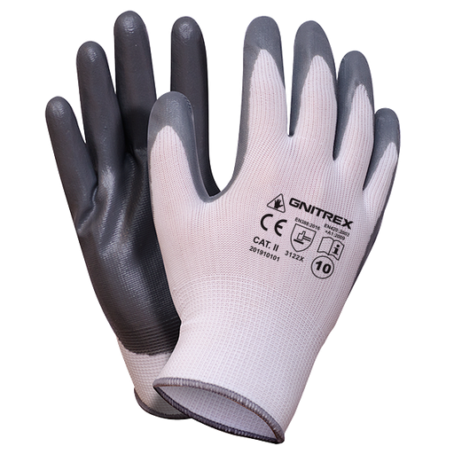 [GnitrexA] GNITREX SET A Nitrile Coated Safety work gloves