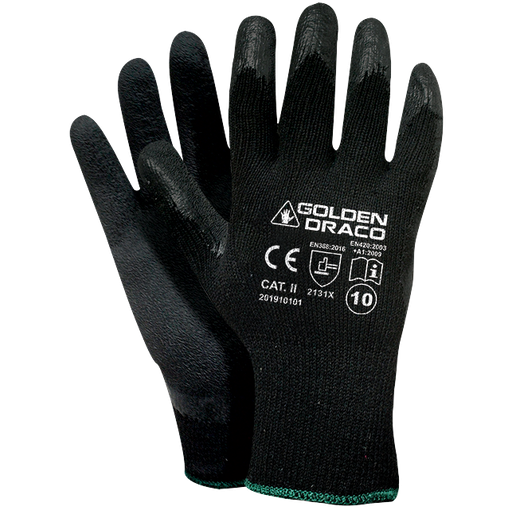 [GDracoB] GOLDEN DRACO SET B Latex Coated Safety work gloves
