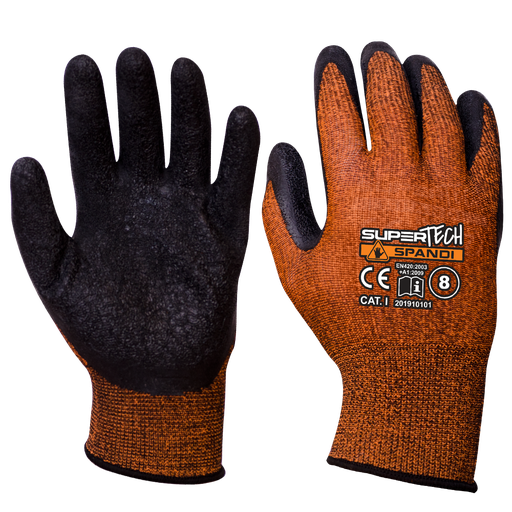 [STSpandi] SUPER TECH SPANDI Latex Coated work gloves