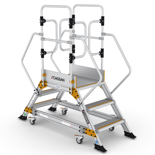 LEXOR - Double Sided Industrial Platforms with Spring Wheels
