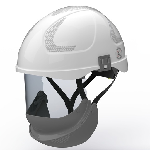 [F113] F113 SECRA-2 Helmet integrated face shield APC 2,  Class E (20 kV AC), Class 0 (1000V AC/1500V DC)