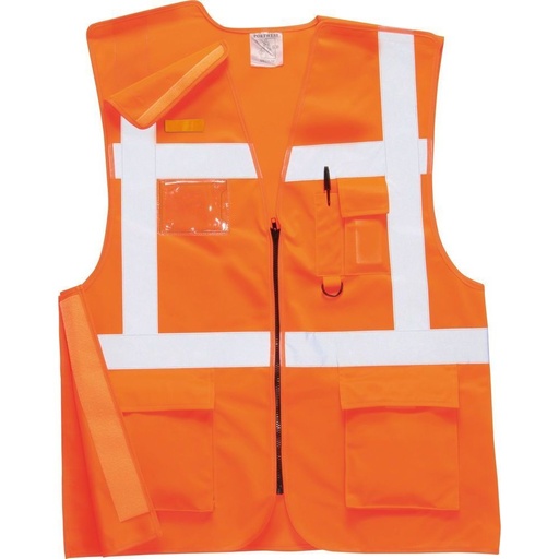[RT26] RT26 Hi-Vis Zip Executive Vest