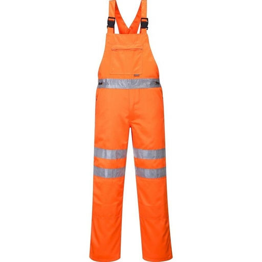 [RT43] RT43 Hi-Vis Polycotton Service Bib and Brace